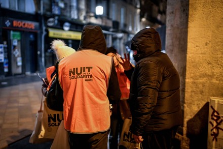 Volunteers Interview Homeless People During Solidarity Editorial Stock ...