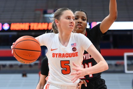 Syracuse Orange Guard Georgia Woolley 5 Editorial Stock Photo - Stock ...