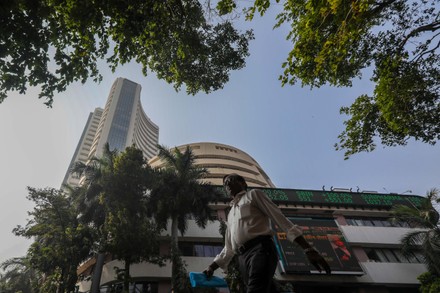 Exterior View On Bombay Stock Exchange Editorial Stock Photo - Stock ...