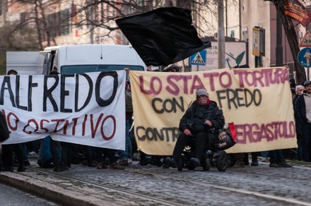 Members Anarchist Groups Demonstrating Support Anarchist Editorial ...