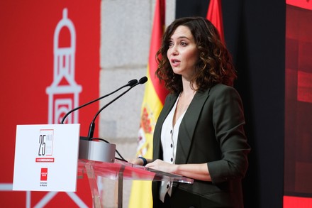 President Community Madrid Isabel Diaz Ayuso Editorial Stock Photo ...