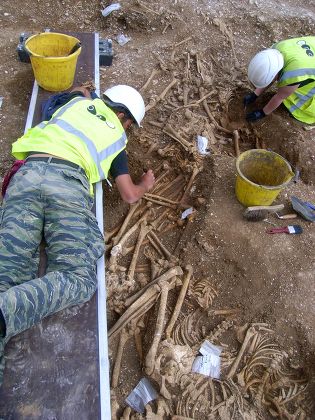 Remains Viking Warriors Found Mass Grave Editorial Stock Photo - Stock ...