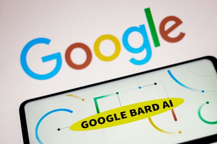 This Photo Illustration Google Bard Ai Editorial Stock Photo - Stock ...