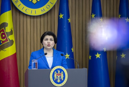 Prime Minister Moldova Natalia Gavrilita Leaves Editorial Stock Photo ...