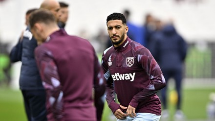 Said Benrahma West Ham Warms During Editorial Stock Photo - Stock Image
