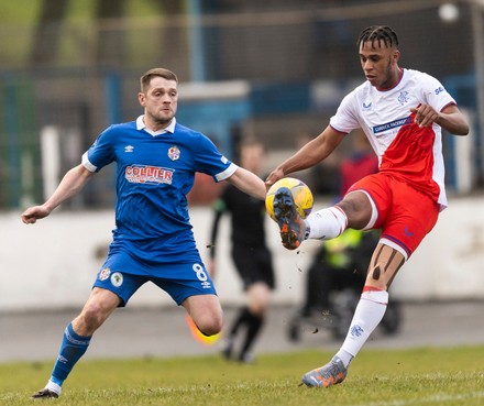 Rangers B Team Forward Zak Lovelace Editorial Stock Photo - Stock Image ...