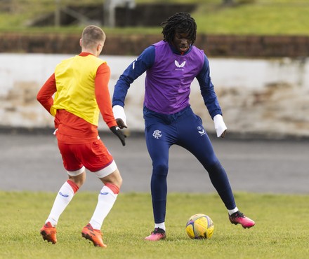 Rangers B Team Defender Johnly Yfeko Editorial Stock Photo - Stock ...