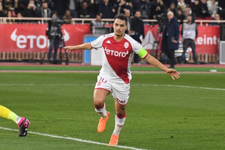 Wissam Ben Yedder Monaco Vs Psg Editorial Stock Photo - Stock Image