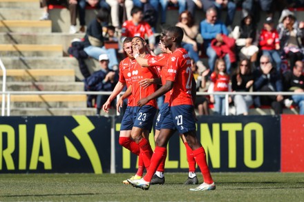 Oliveira de Azemeis, Portugal. 12th Feb, 2023. Kazu (Oliveirense)  Football/Soccer : Portugal Liga Portugal 2 SABSEG match between UD  Oliveirense 2-1 FC Porto B at the Estadio Carlos Osorio in Oliveira de