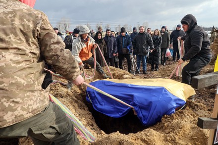 __COUNT__ Funeral of Hennadii Kovshyk in Kharkiv, Ukraine - 16 Feb 2023 ...