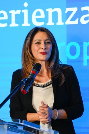 Pina Picierno Vicepresident European Parliament During Editorial Stock