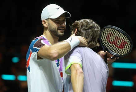 Grigor Dimitrov Bulgaria After His Match Editorial Stock Photo - Stock ...