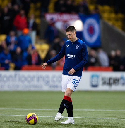 Bailey Rice Rangers Warms Scottish Premiership Editorial Stock Photo ...