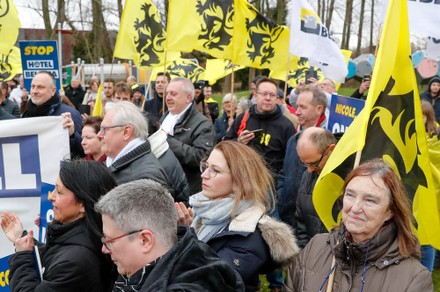 Flemish Rightwing Vlaams Belang Vb Party Editorial Stock Photo - Stock ...