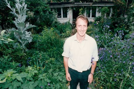 Adam Nicolson At Home In His Hammersmith Garden.