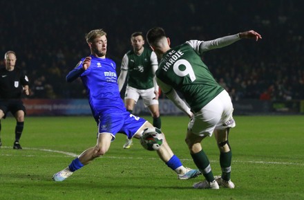 Goal Celebrations Ryan Hardie Plymouth Argyle Editorial Stock Photo ...