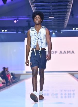 Model Wearing House Aama Walks Runway Editorial Stock Photo - Stock