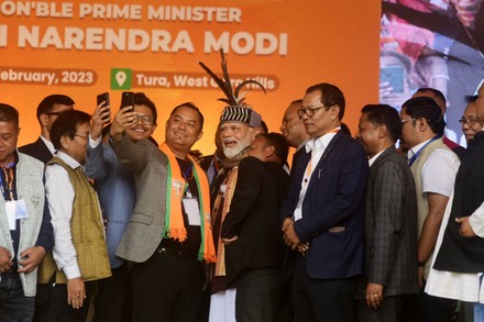 Indias Prime Minister Narendra Modi Supporters Editorial Stock Photo ...