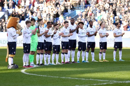 Victor Adeboyejo Bolton Wanderers Celebrates Scoring Editorial Stock ...