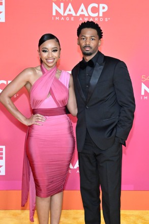 Vince Swann Briyana Guadalupe Attend 54th Editorial Stock Photo - Stock