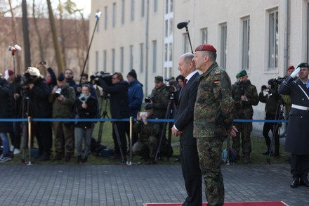 Federal Chancellor Olaf Scholz Visits Bundeswehr Editorial Stock Photo ...