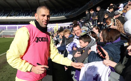 Anderlecht's Islam Slimani pictured during a soccer match between