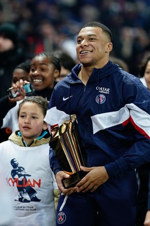 Kylian Mbappe Psg Presented Trophy After Editorial Stock Photo - Stock ...