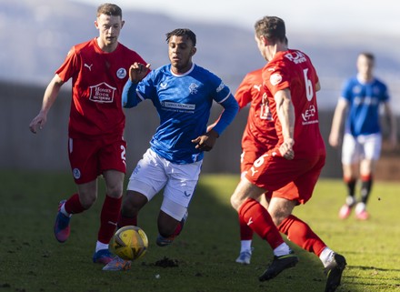 Rangers B Team Forward Zak Lovelace Editorial Stock Photo - Stock Image ...