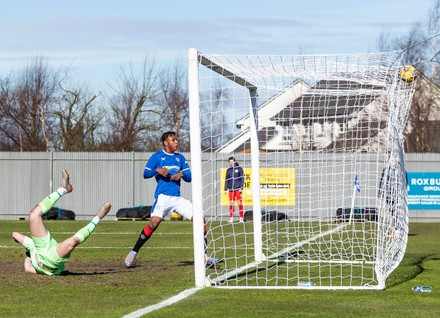 Rangers B Team Forward Zak Lovelace Editorial Stock Photo - Stock Image ...