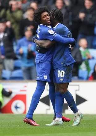 Jaden Philogene Cardiff City Left Celebrates Editorial Stock Photo ...