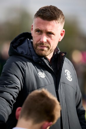 Rob Edwards Manager Luton Town Talks Editorial Stock Photo - Stock ...