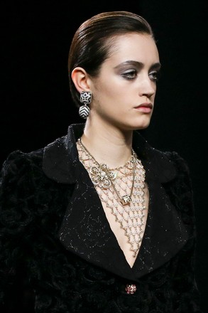 Model On Catwalk During Chanel Ready Editorial Stock Photo - Stock ...