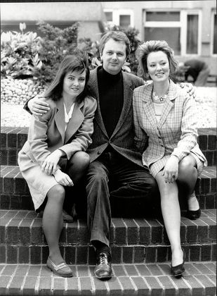 Richard Attenborough's Actress Daughter Charlotte Attenborough Left. - 1989 With Tom Cotcher And Susan Kyd