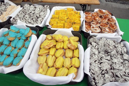 Traditional Kazakh Sweets Offered Participants Opening Editorial Stock ...