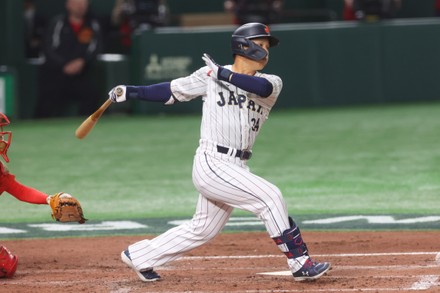 Masataka Yoshida Jpn Baseball 2023 World Editorial Stock Photo - Stock ...