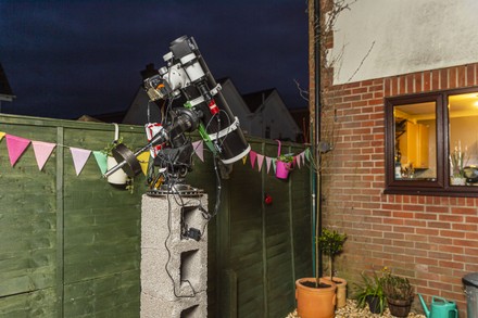 Telescope Arnauds Garden an Eccentric Stargazer Editorial Stock Photo ...
