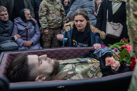 Military Volunteer Maria Berlinska Bids Farewell Editorial Stock Photo ...