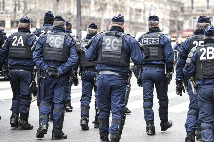 Police Men Officers Crs Policeman Walk Editorial Stock Photo - Stock ...