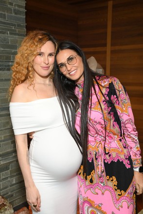 Exclusive Demi Moore Rumer Willis Editorial Stock Photo - Stock Image