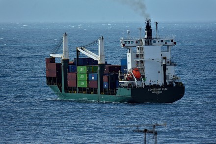 Container Ship Contship Fun Leaves French Editorial Stock Photo - Stock ...