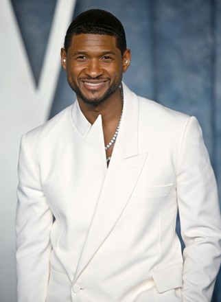 Usher Arrives Vanity Fair Oscar Party Editorial Stock Photo - Stock ...