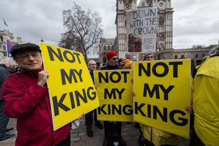 __COUNT__ Anti-Monarchy Protest At Commonwealth Day Service In London ...