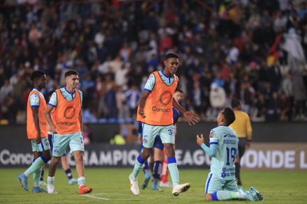 Motagua Players Celebrate Draw Pachuca Second Editorial Stock Photo
