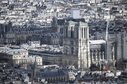 Birds View Notre Dame De Paris Editorial Stock Photo - Stock Image ...