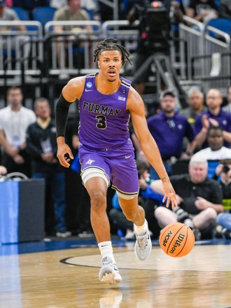 Men's Purple Furman Paladins Basketball Jersey