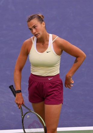 Aryna Sabalenka Belarus Frustrated Editorial Stock Photo - Stock Image ...