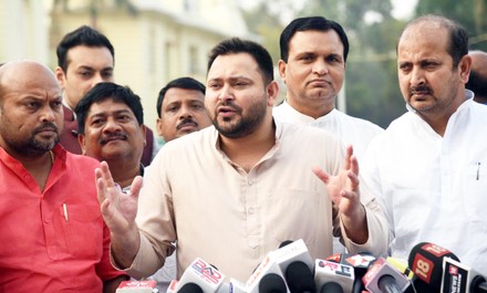 Bihar Deputy Chief Minister Tejashwi Yadav Editorial Stock Photo ...