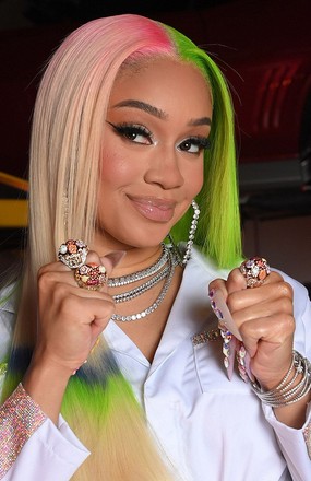 Saweetie Showcases Blingtastic 2023 Candy Crush Editorial Stock Photo ...