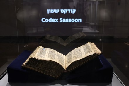 Codex Sassoon Oldest Complete Hebrew Bible Editorial Stock Photo ...