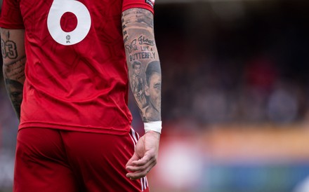 The soccer player whos covered his entire back with a tattoo of Jesus